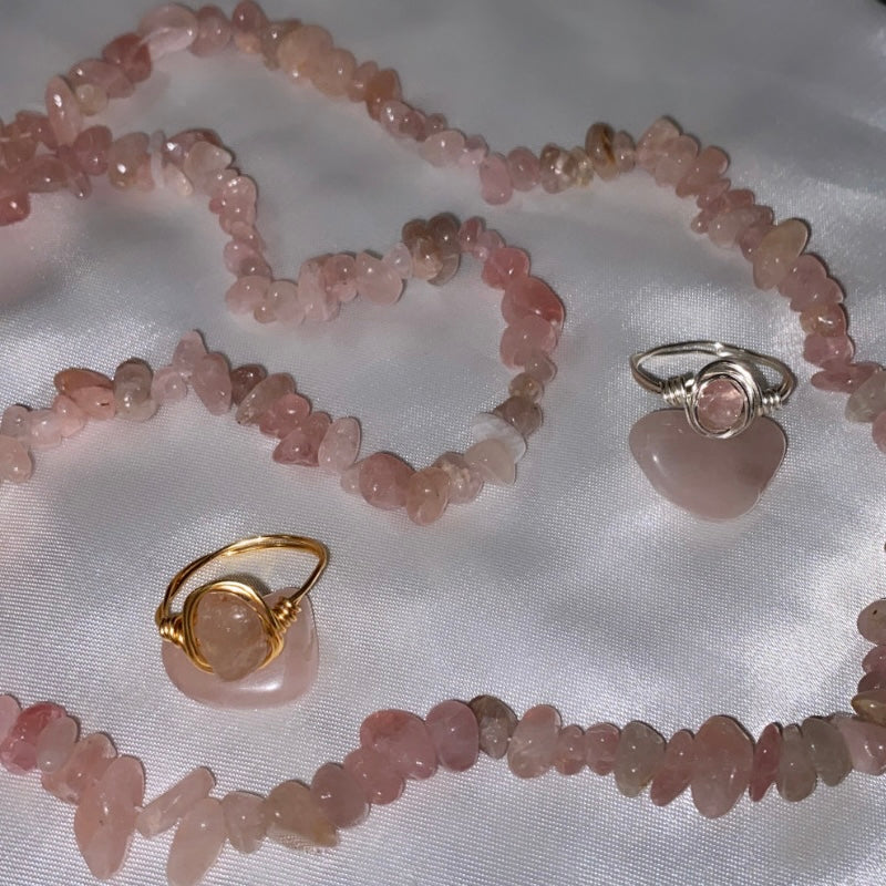 Rose Quartz Ring💞read below⬇️