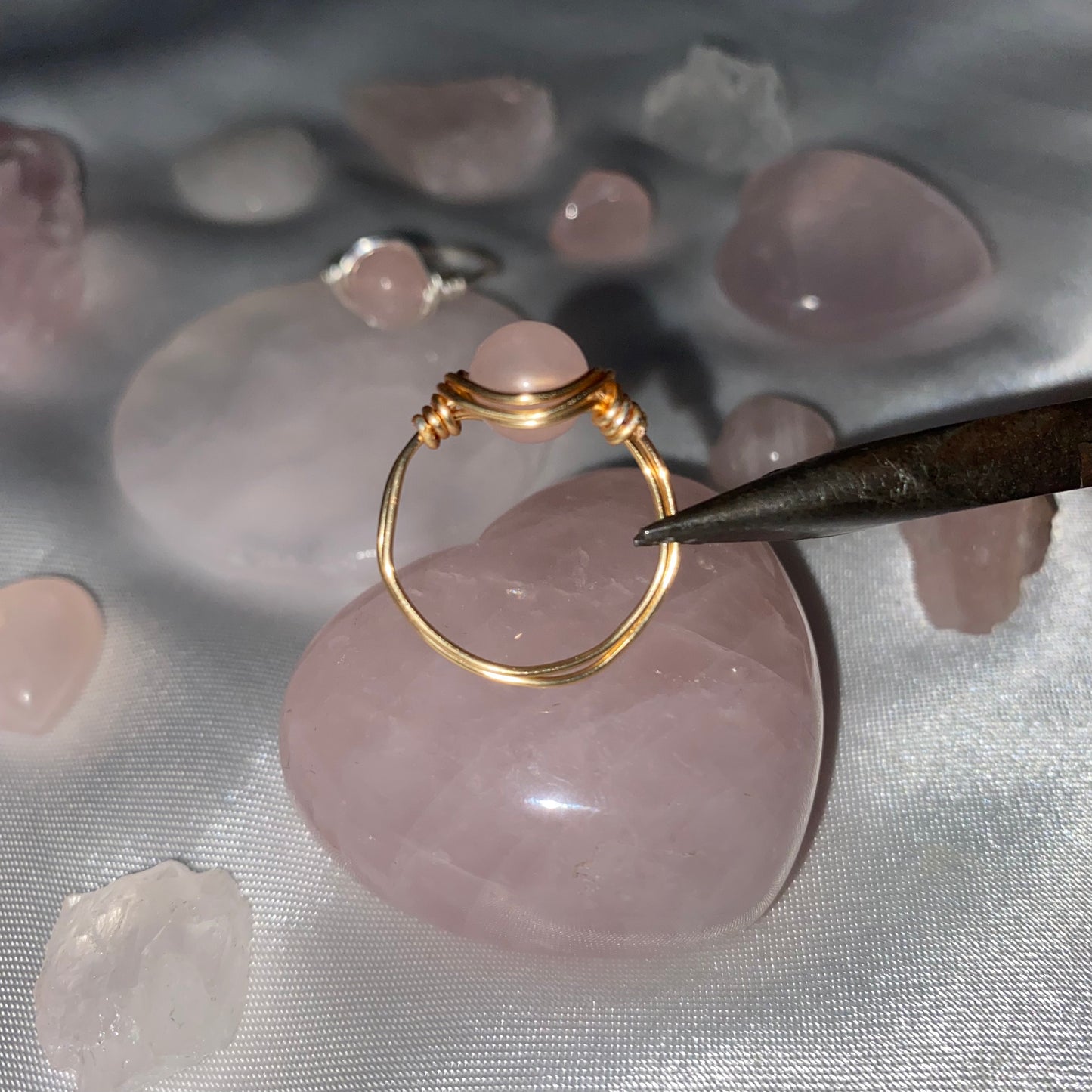 Rose quartz Ring💞